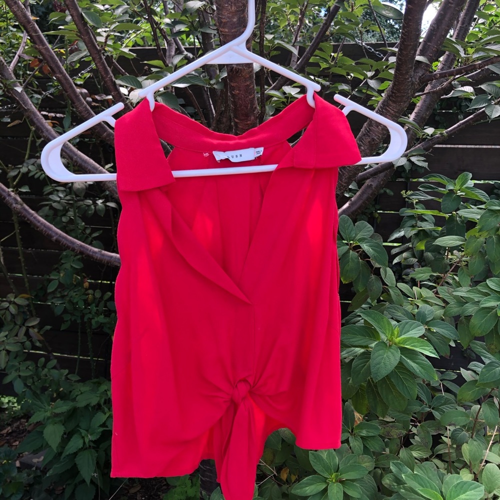 Sweet cherry red picnic top 🍒